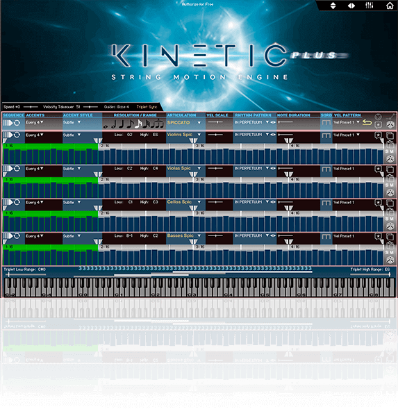 Kinetic Strings Plus