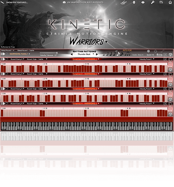 Kinetic Percussion Motion Engine